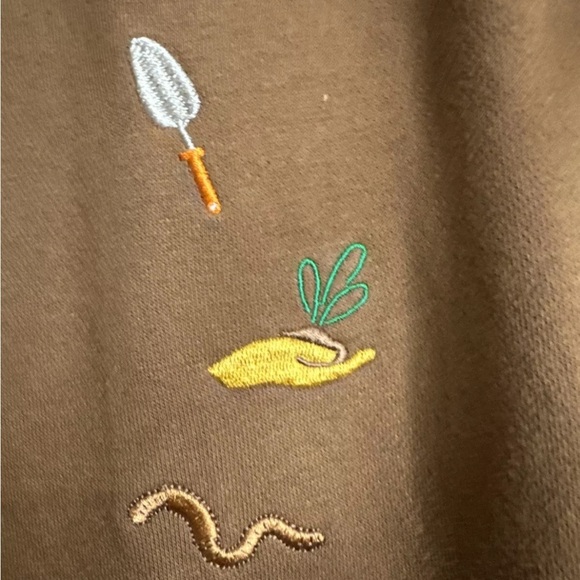 CROCS Carrots by Anwar Embroidered Joggers Size Small Grey - Picture 11 of 11